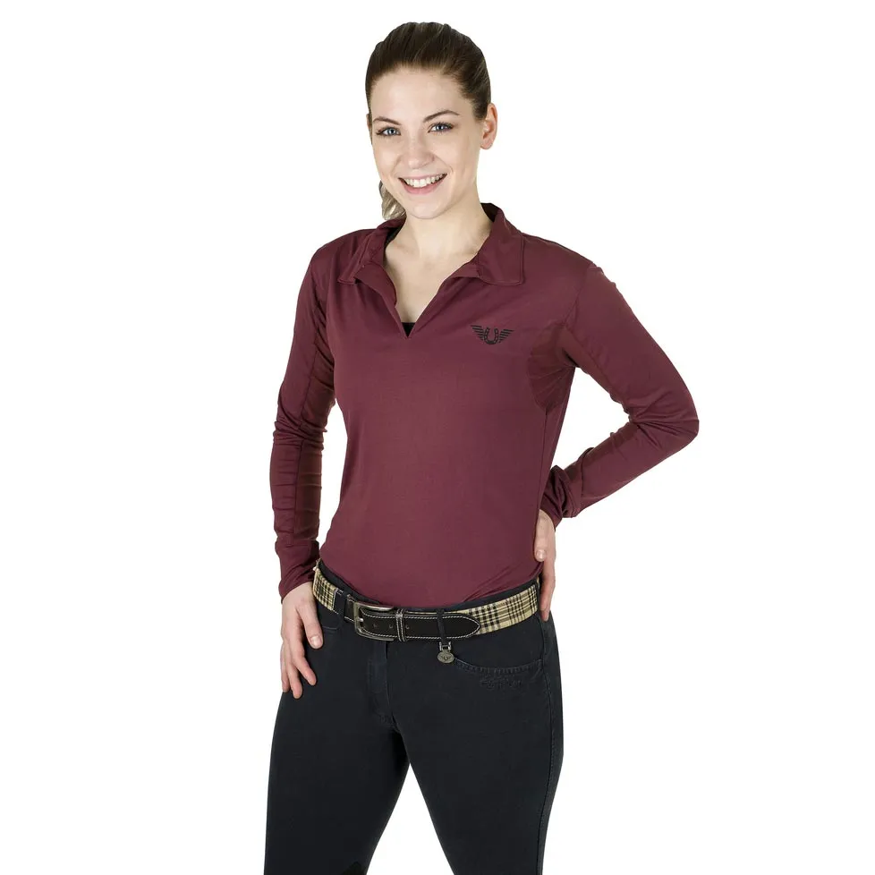 TuffRider Taylor dames polo hunter lange mouw