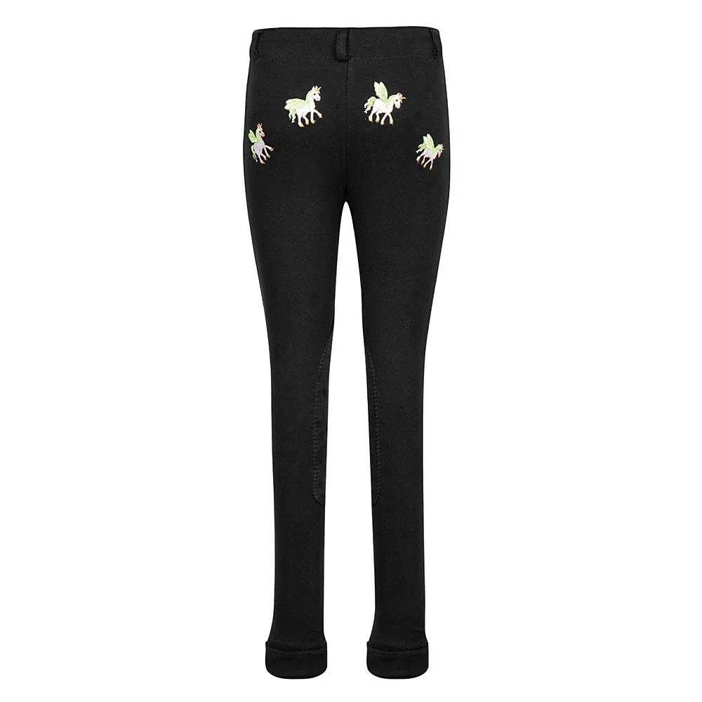 TuffRider Unicorn Kinder Jodhpur Zwart Pull-On