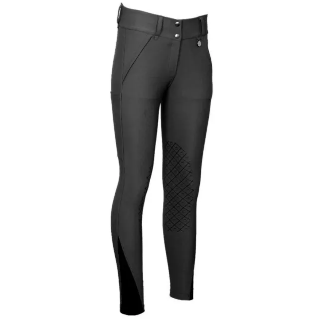 Dapplebay Winter Sport rijbroek dames Graphite fleece