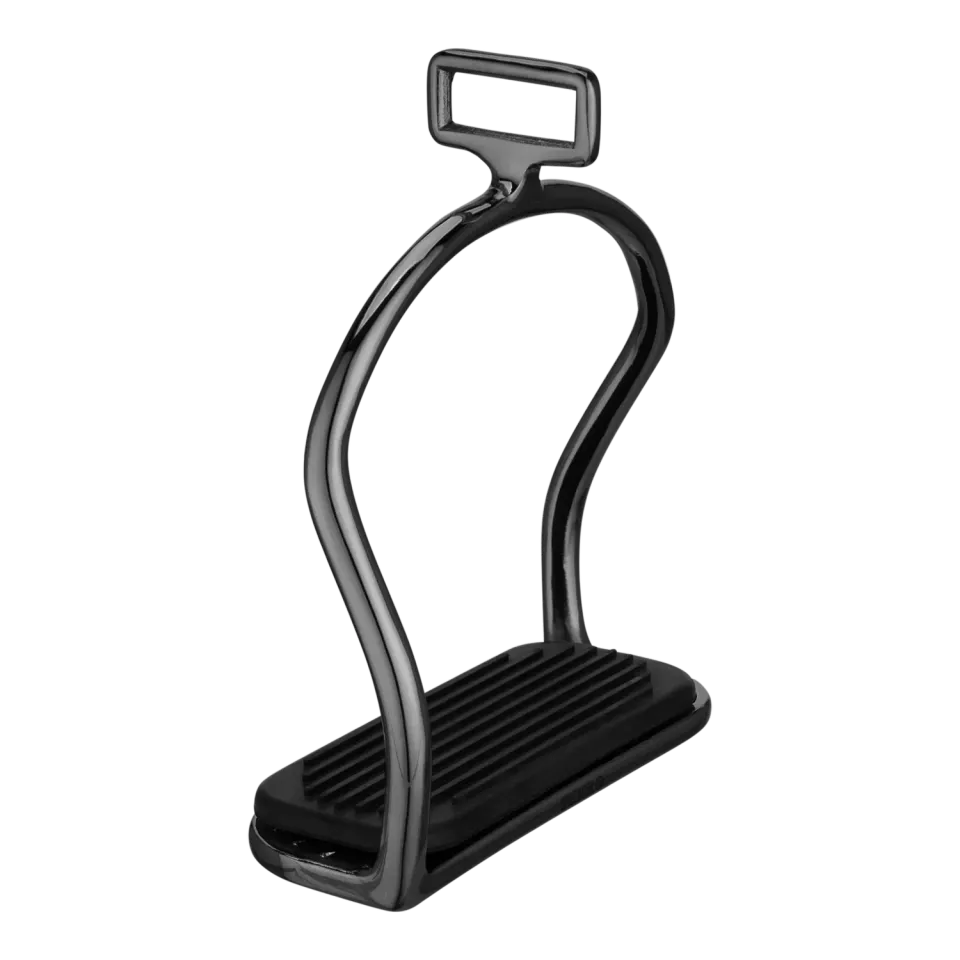 Herm Sprenger Island stijgbeugel zwart 120 mm