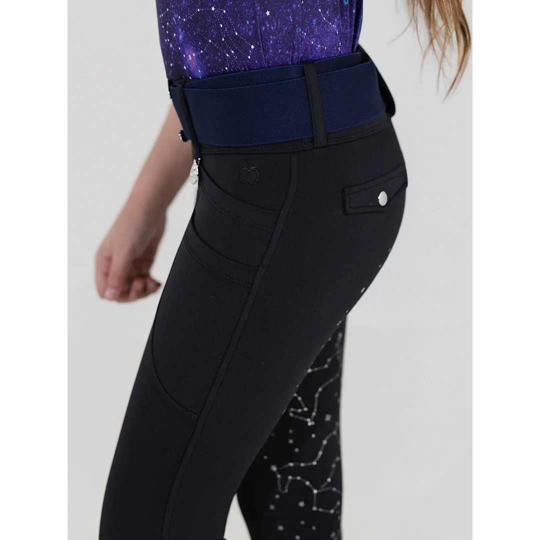 Dapplebay Constellation kinder rijtights zwart full seat