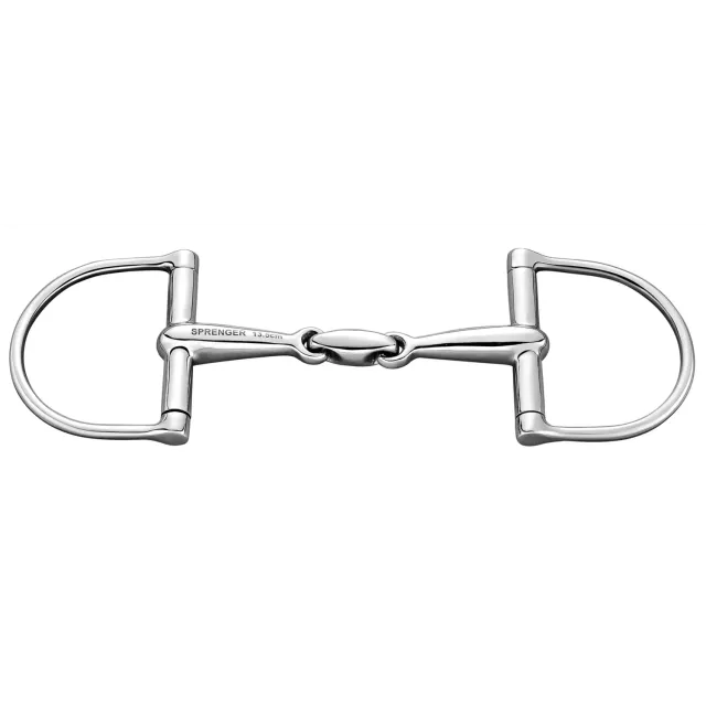 HS Sprenger D-ring bustrens 16mm dubbel gebroken rvs