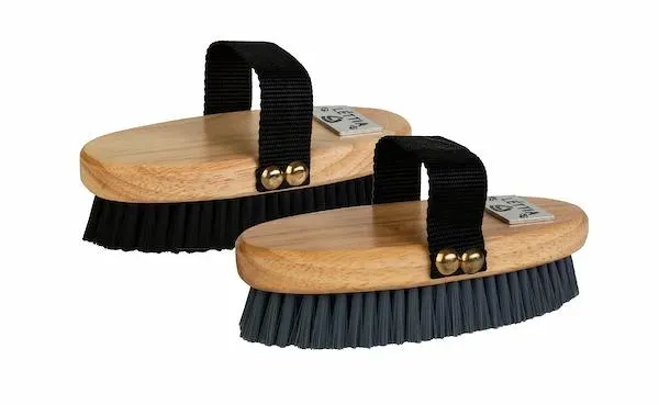 Lettia L7 Logo poetsborstel grijs hout nylon