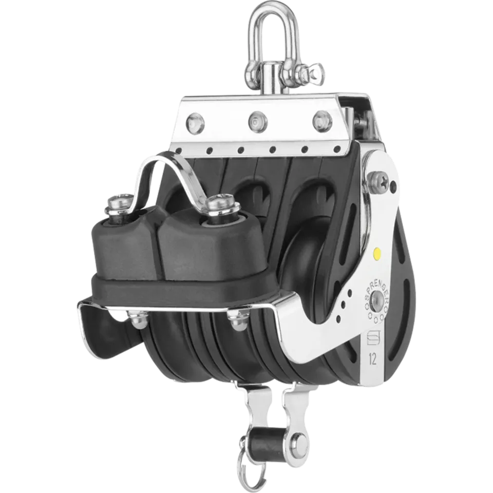 Herm Sprenger S-Block katrolblok 12 mm 3-schijfs