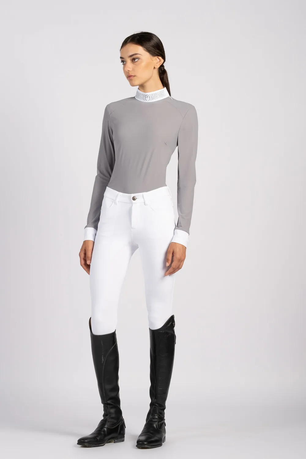 Vestrum Chengdu wedstrijdshirt dames strass wit