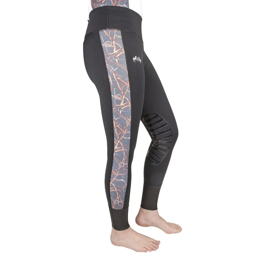 Equine Couture Snaffle Bits rijlegging dames zwart grip