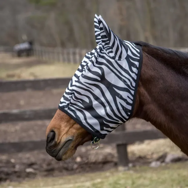 TuffRider Comfy Plus vliegenmasker zebra horse