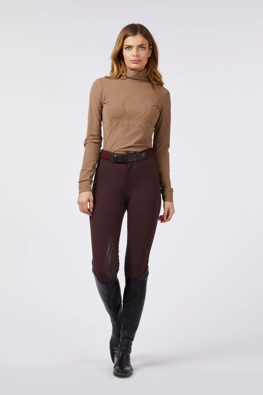 Vestrum Shizuoka trainingstop dames burgundy ademend