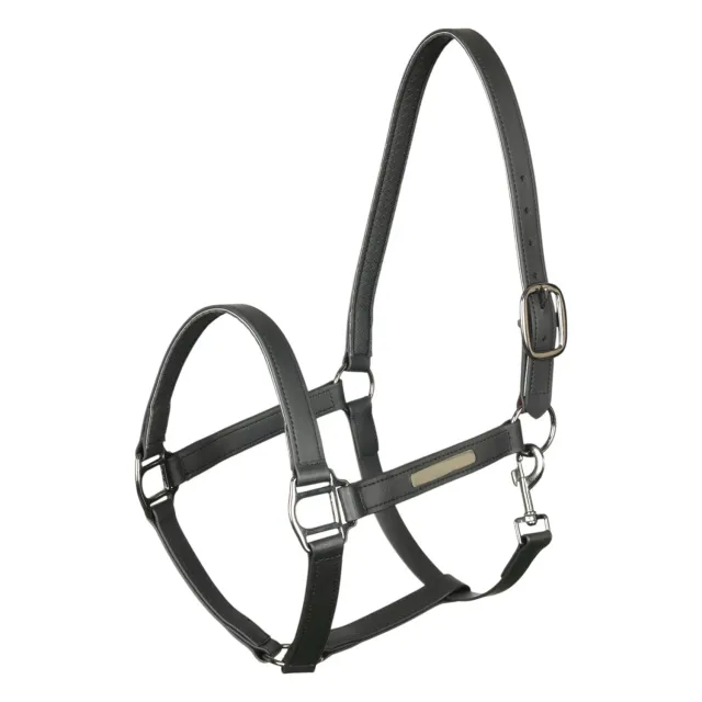 TuffRider EasyCare EquiLeather Break Away halster zwart horse waterdicht