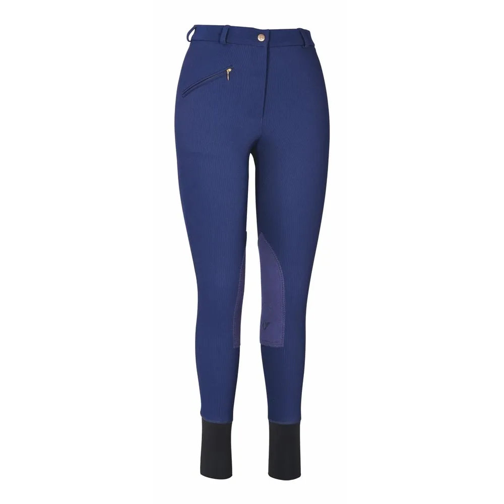 TuffRider Ribb Knee Patch rijbroek Sage kniezit