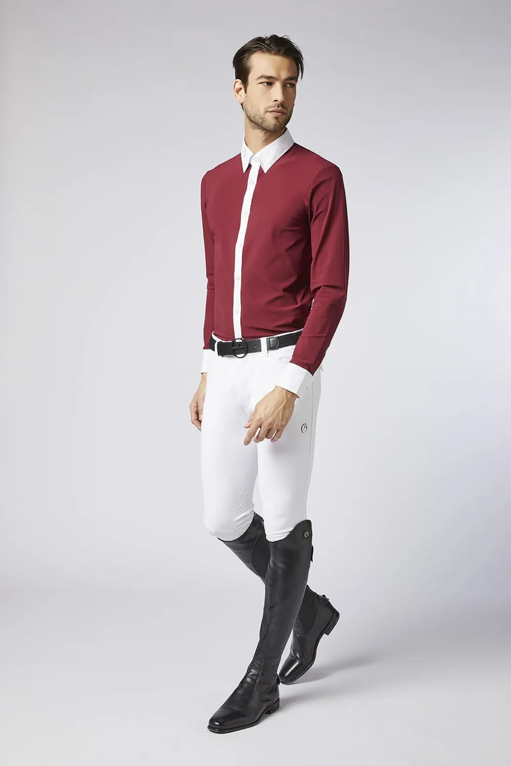 Vestrum Miradolo Wedstrijdshirt Heren Wit Lange Mouw