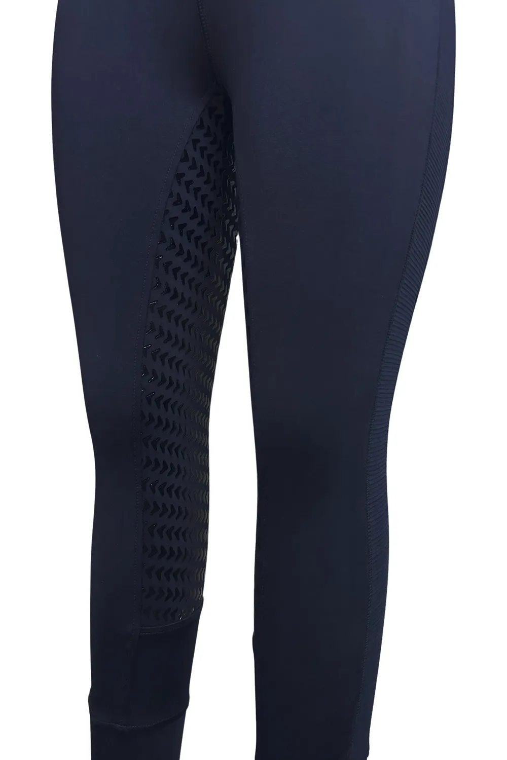 TuffRider Marathon Full Seat rijtight charcoal siliconen