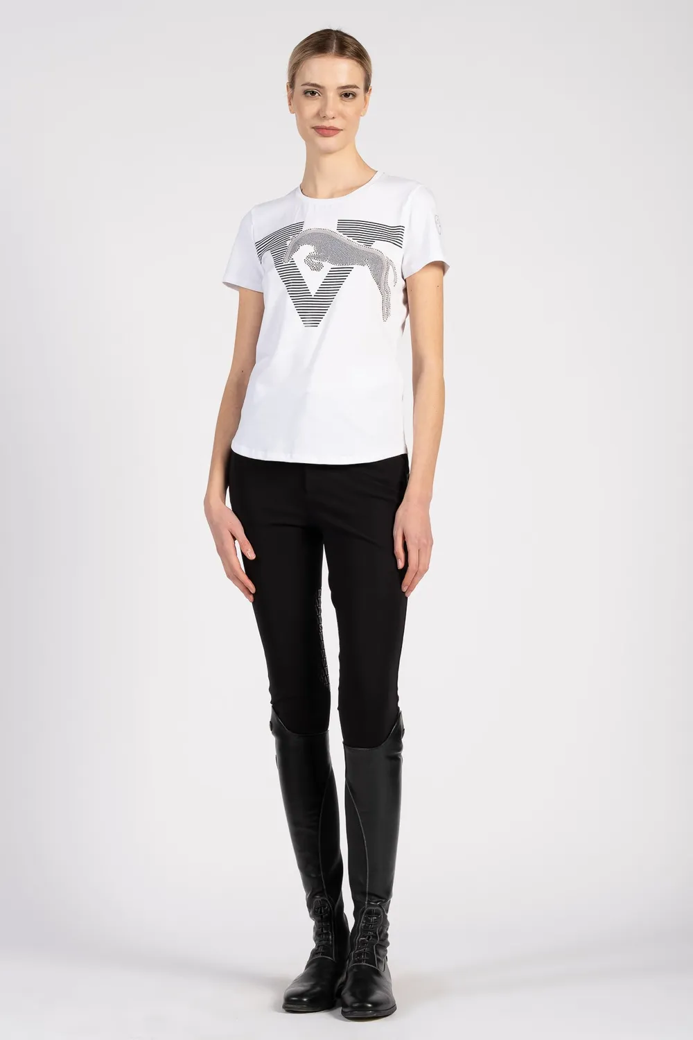 Vestrum Interlaken t-shirt dames katoen paardenprint