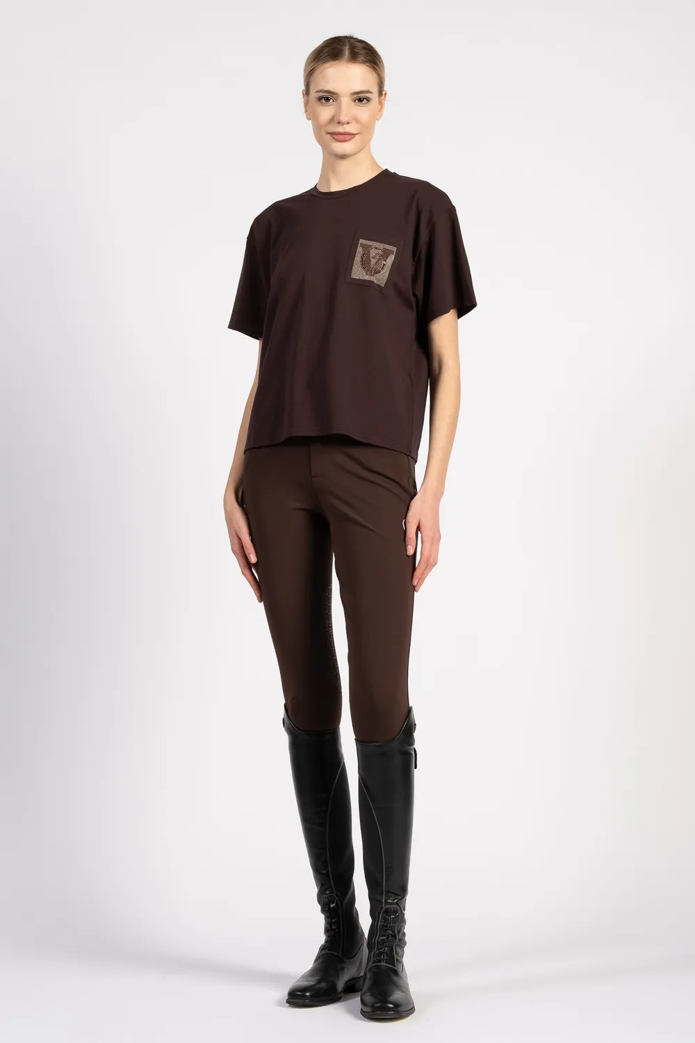 Vestrum Brasilia T-shirt dames over kneepjeslogo katoen