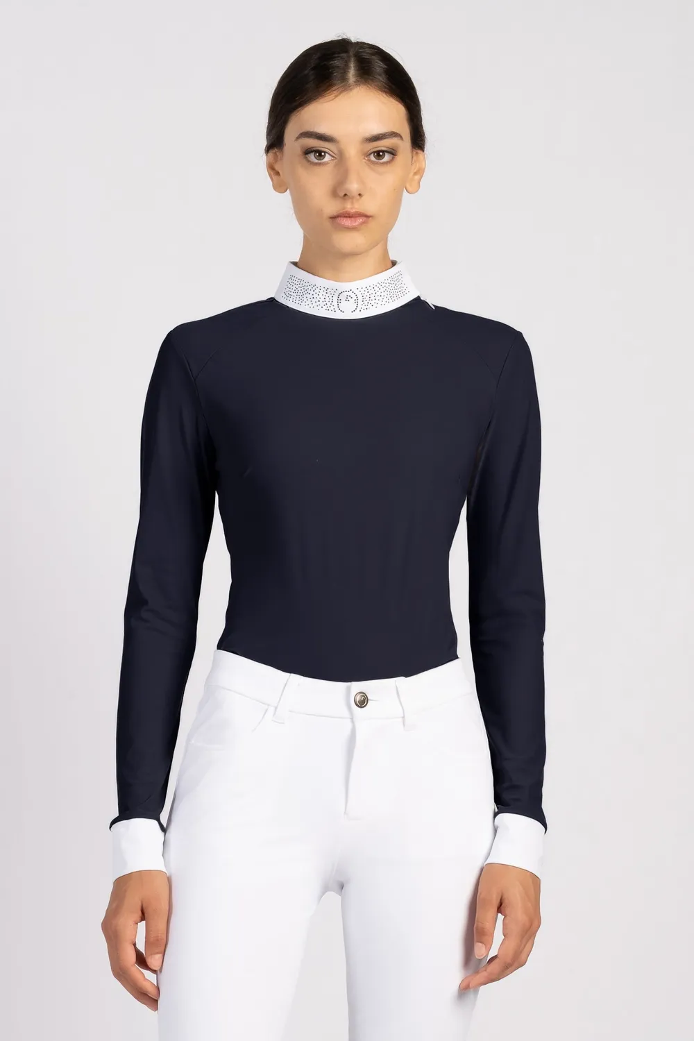 Vestrum Chengdu wedstrijdshirt dames strass wit