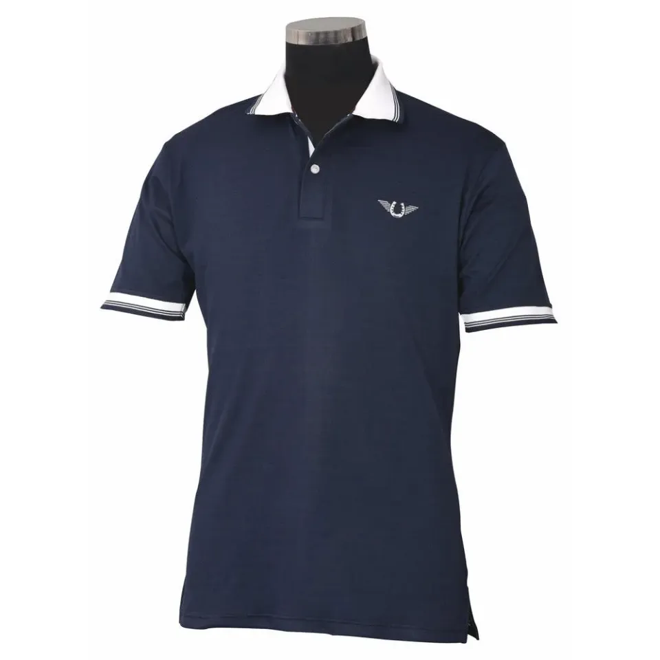 TuffRider Mark Polo poloshirt heren navy korte mouw