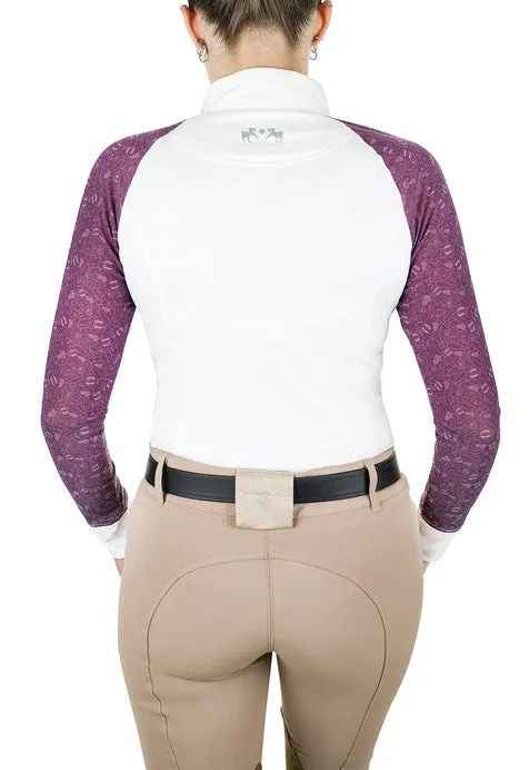 Equine Couture Smyrna showshirt lange mouw Daisy UV