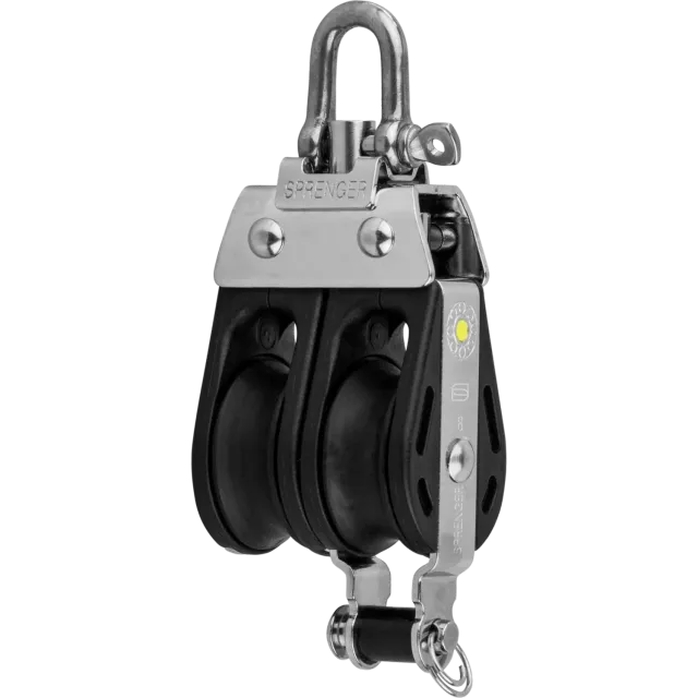 HS Sprenger S-Block Gleitlager 8 mm blok 2 rols hondsvot