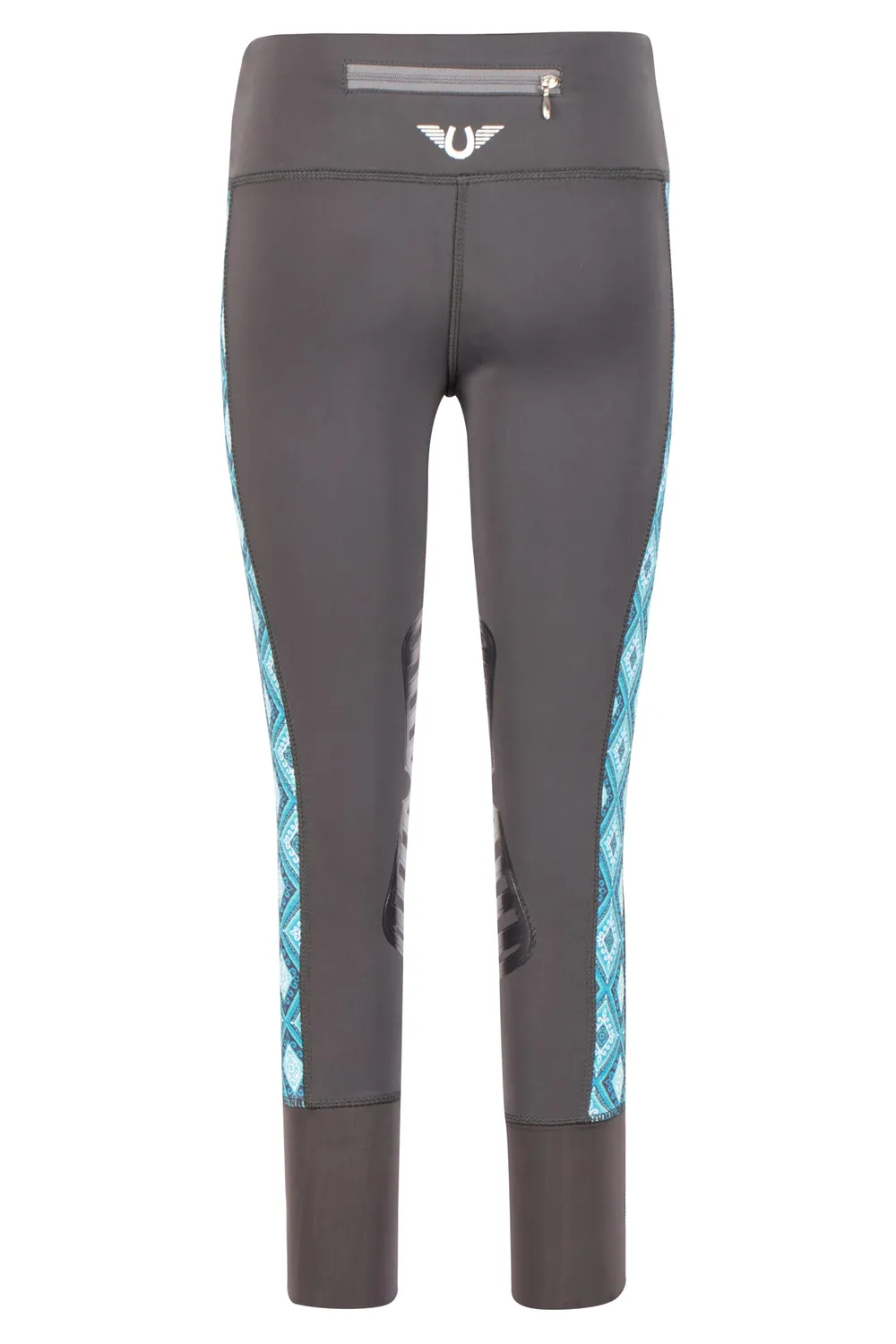 TuffRider Artemis EquiCool rijtights kinderen Charcoal Print