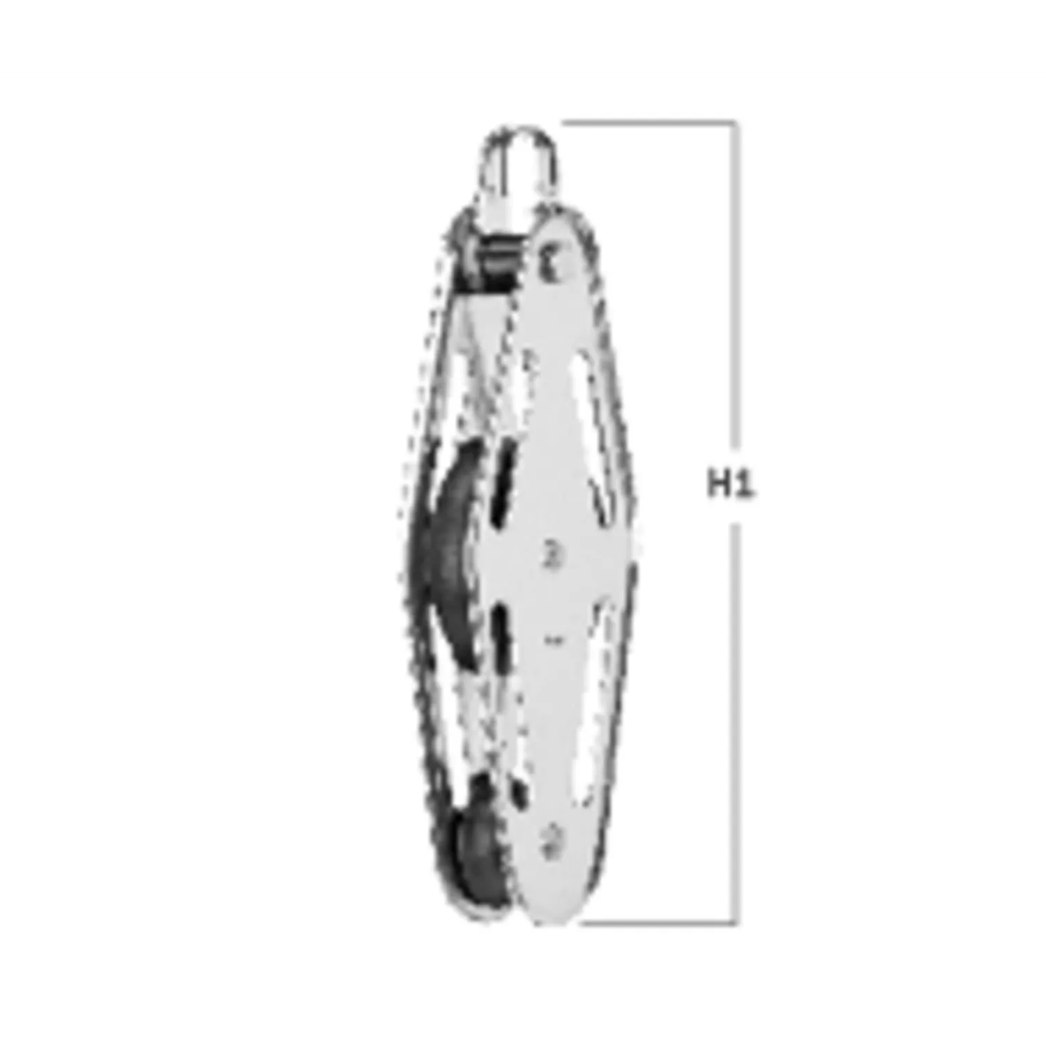 HS Sprenger Vioolblok 12 mm Glijlager 2-Schijfs Beugel