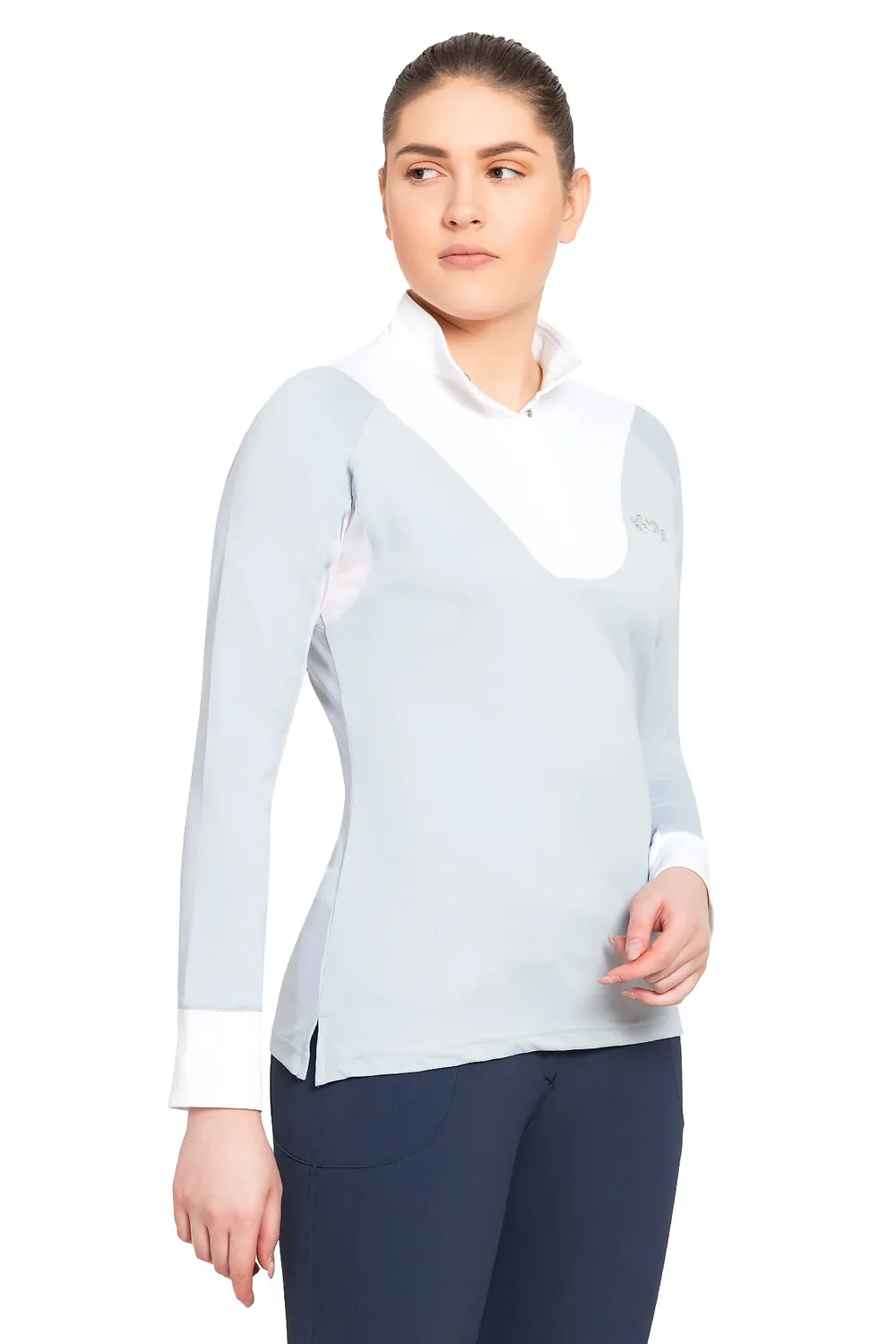 Equine Couture Maggie wedstrijdshirt dames mesh lange mouw