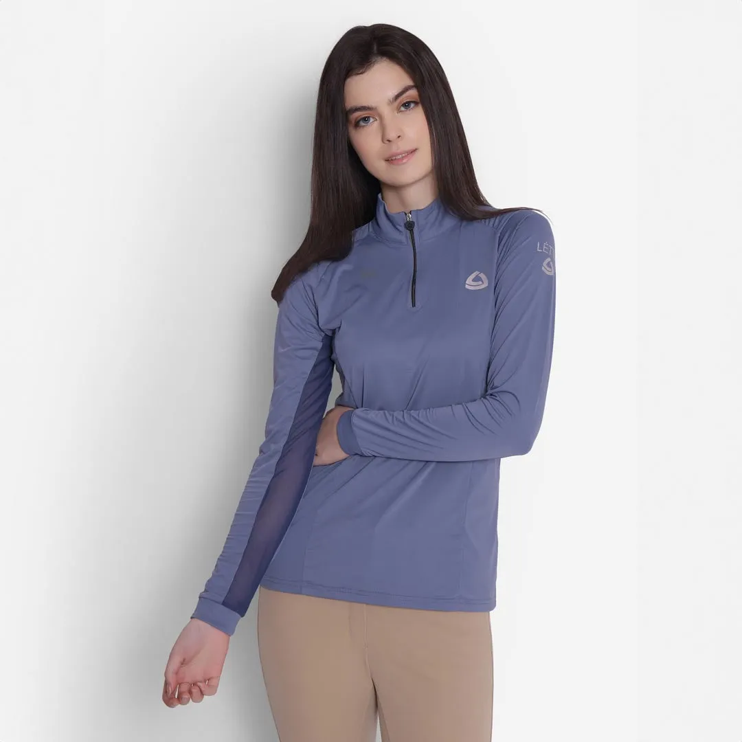 Lettia EquiFine zonneshirt dames lange mouw UPF50+