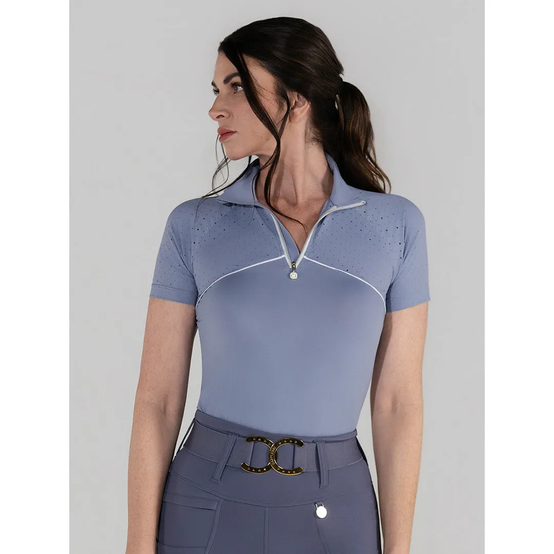 Dapplebay Lady Aircut Rijshirt Ballet Pink Korte Mouw