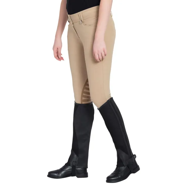 TuffRider Air Mesh half chaps zwart wasbaar