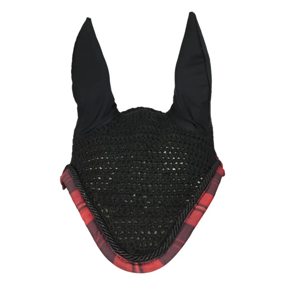Dapplebay Holiday Plaid vliegenkap pony rood geruit