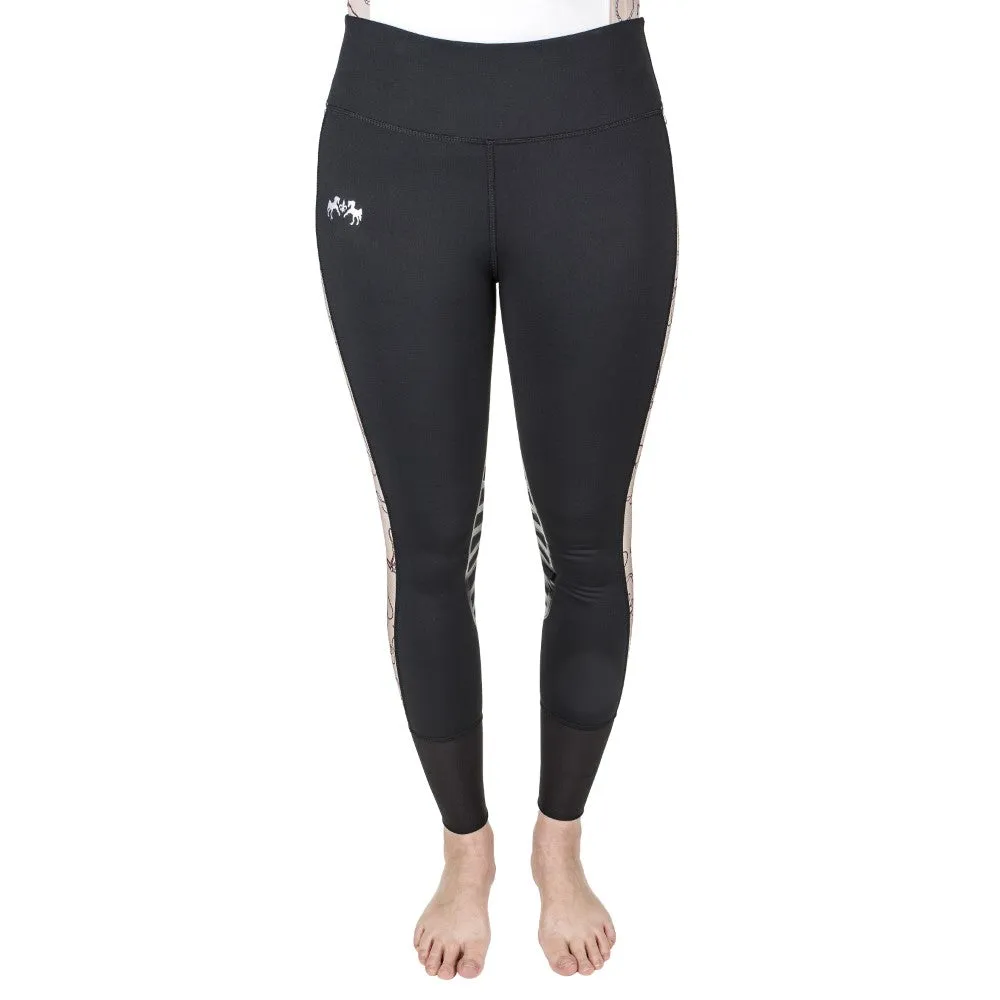 Equine Couture Equestrian Gear rijtight dames Zwart grip
