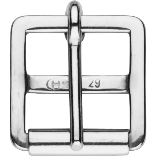 HS Sprenger Singelgesp met rol RVS 27 mm