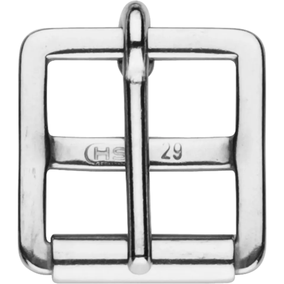 HS Sprenger Singelgesp met rol RVS 27 mm
