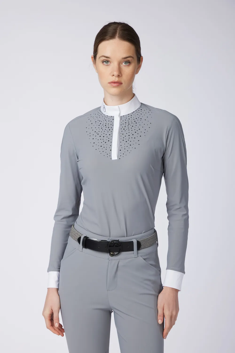 Vestrum Asuncion wedstrijdshirt dames wit strass