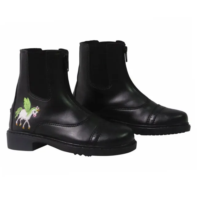 TuffRider Unicorn rijlaarzen Black rits kind stevig