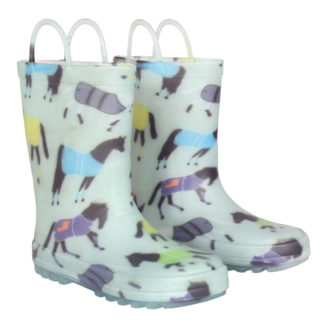 TuffRider BarnMule Pony Pals kinderlaars Blush Stampede waterdicht