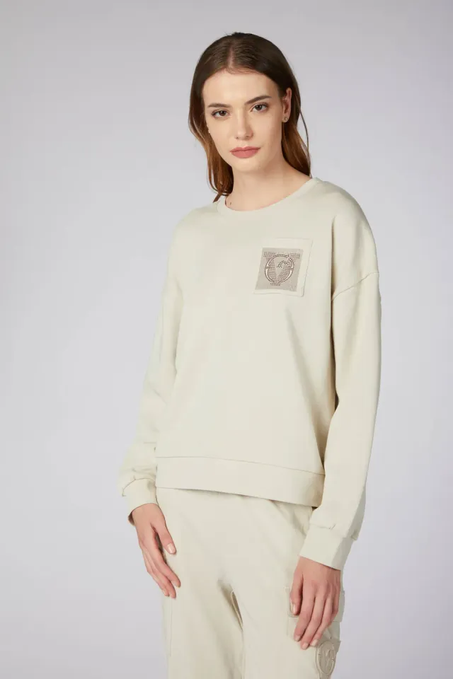 Vestrum Nivelles sweater dames oversize studs-logo