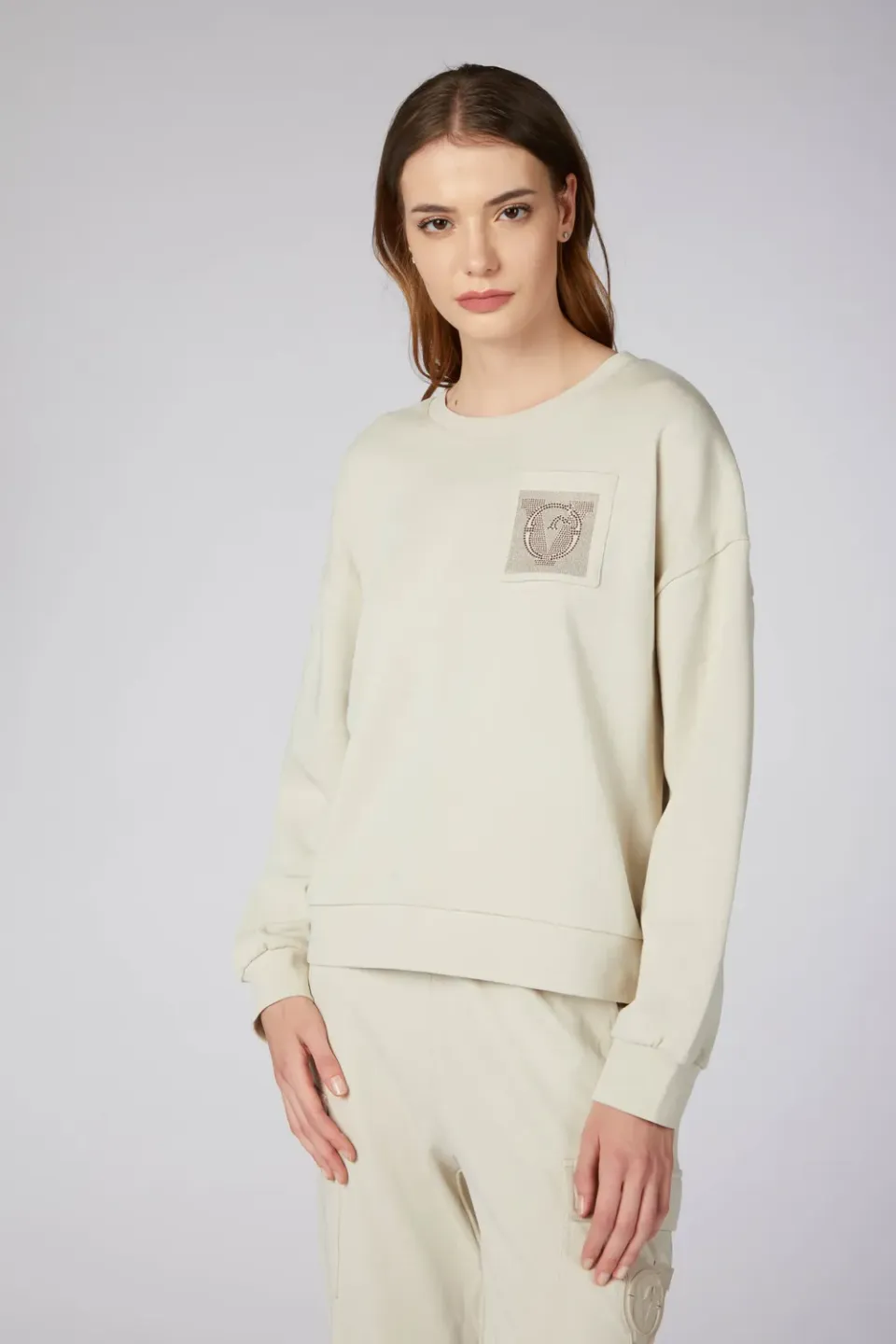 Vestrum Nivelles sweater dames oversize studs-logo