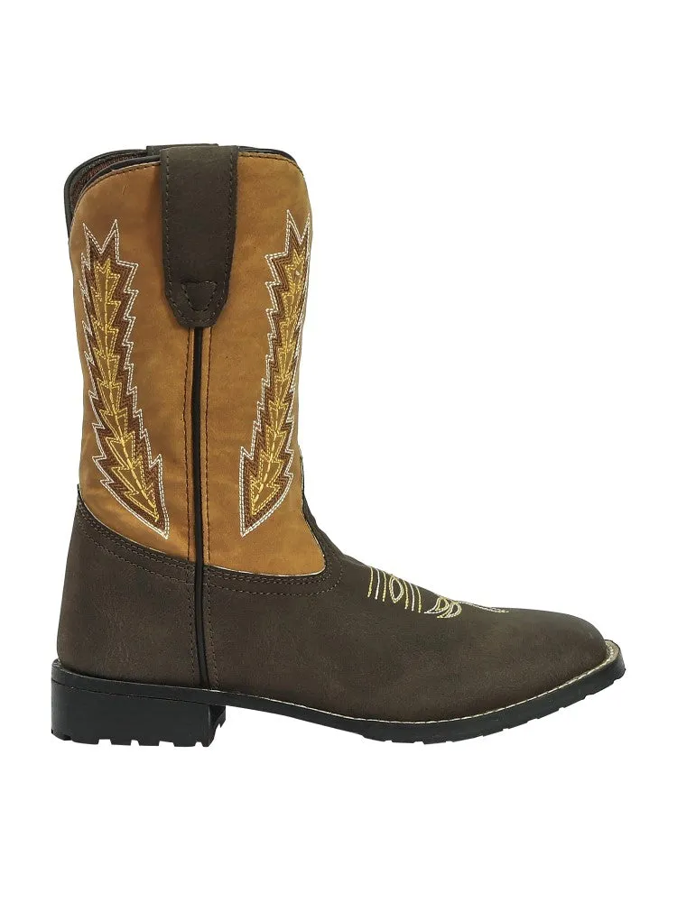 TuffRider Biscayne Square Toe westernlaarzen Mocha - kind