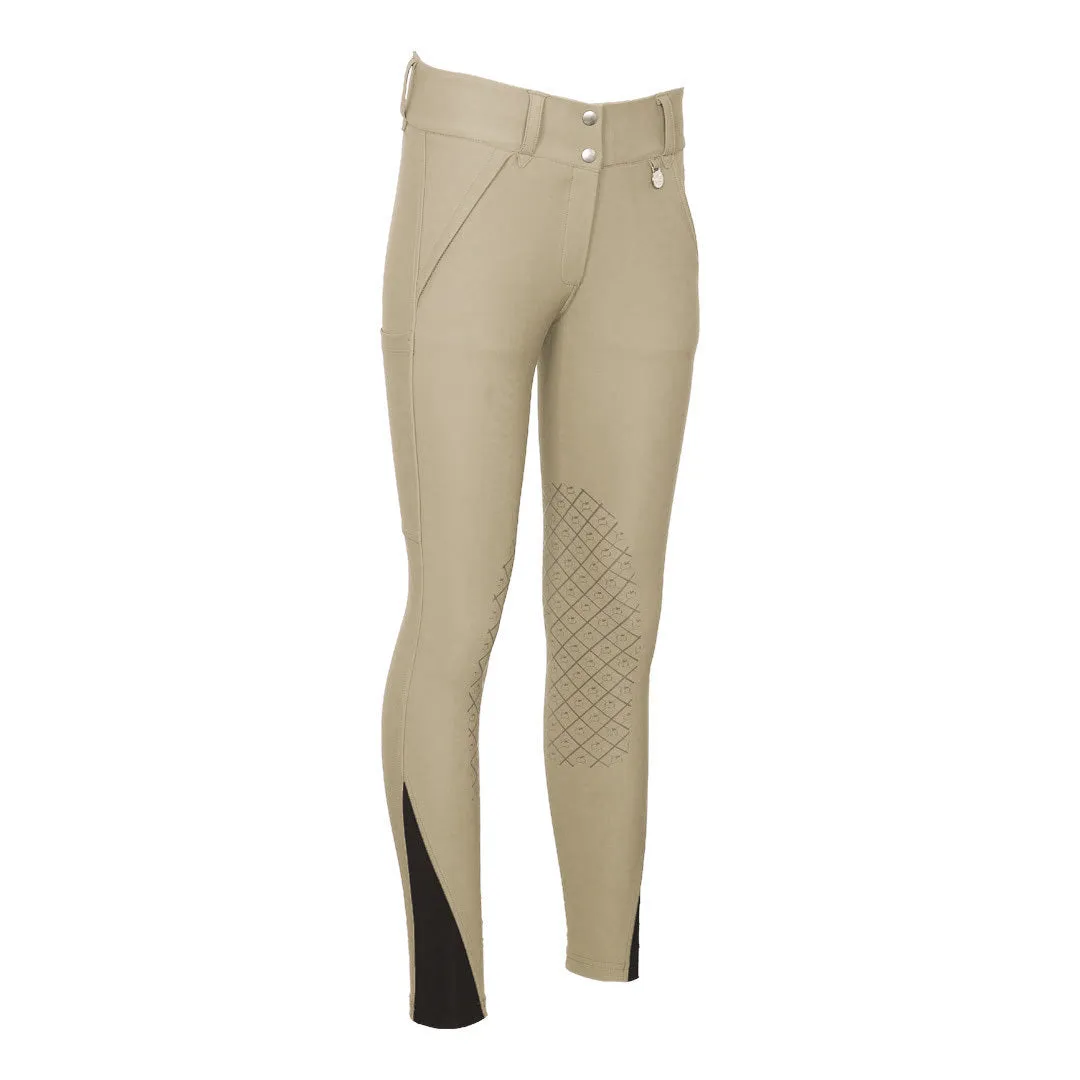 Dapplebay Winter Sport rijbroek dames Graphite fleece