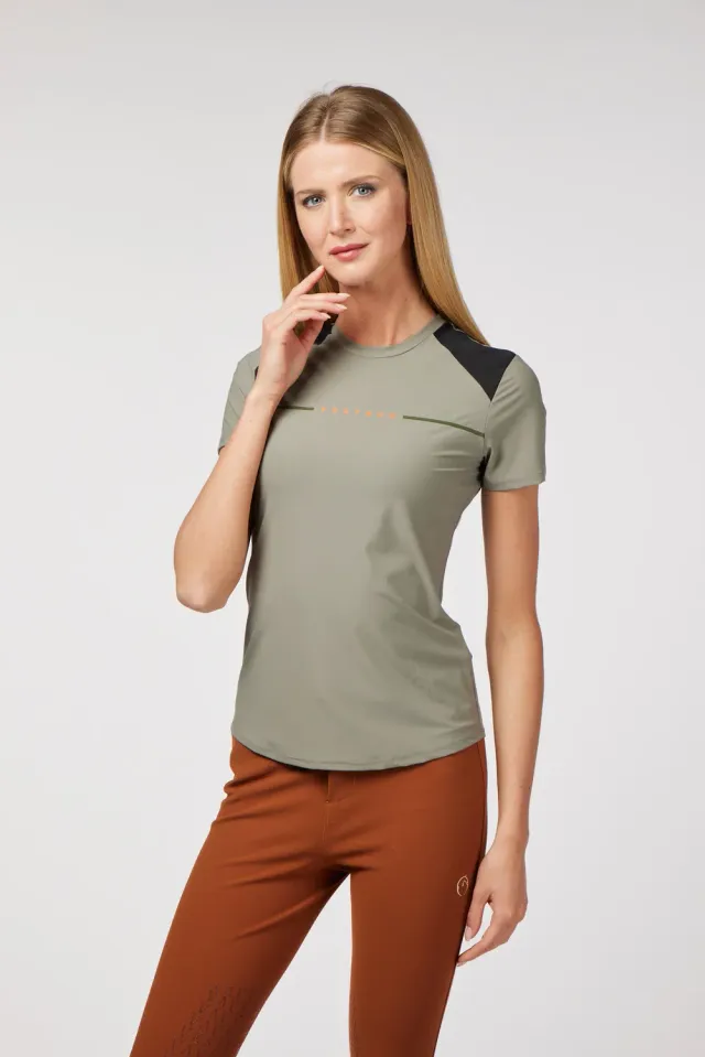 Vestrum Diamante trainingsshirt dames groen mesh