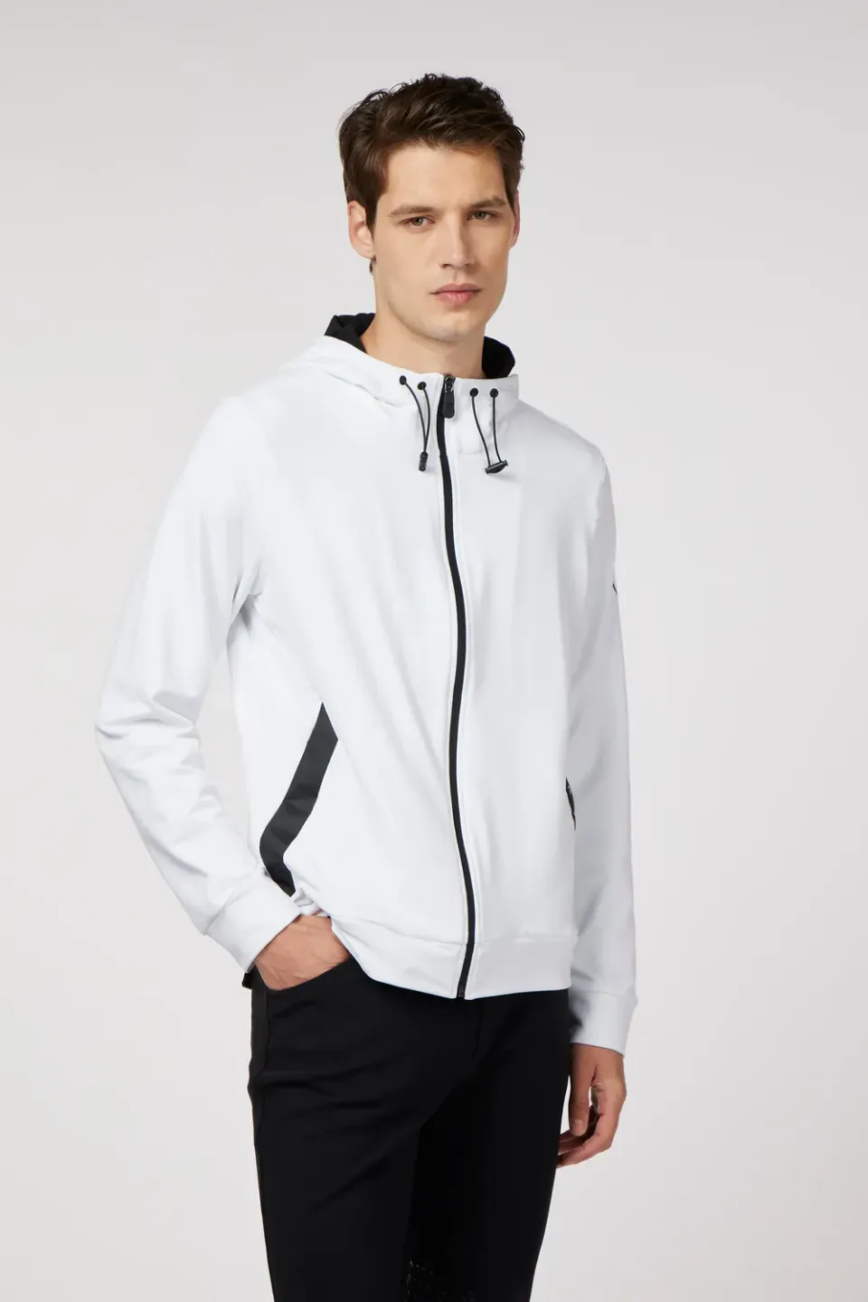 Vestrum Brindisi heren hoodie zwart bielastisch