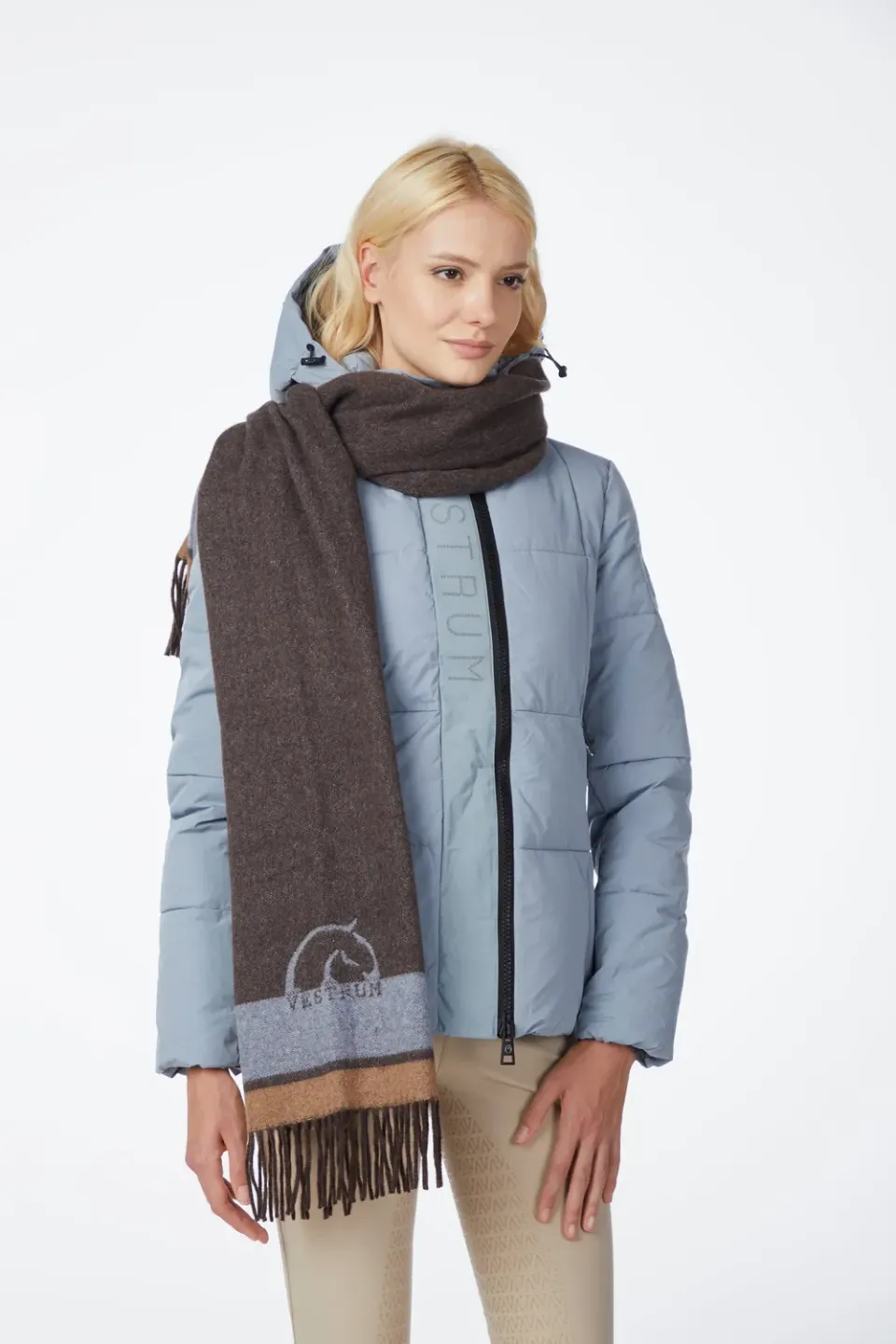 Vestrum Lahti sjaal cashmere franje