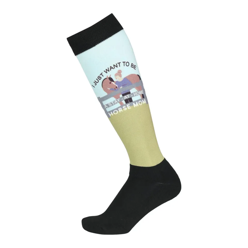 Dapplebay Slick Boot Socks sokken Horse Mom nylon