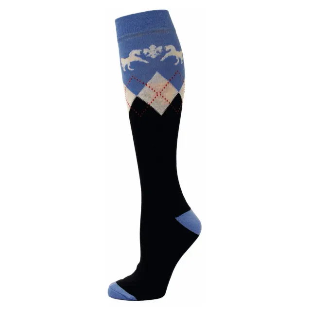 Equine Couture Hadley kniekousen dames katoenmix ruitmotief