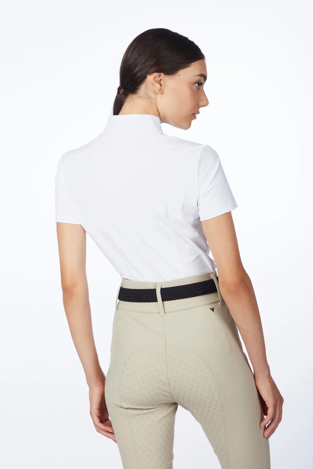 Vestrum Kursa wedstrijdshirt dames korte mouw met rits