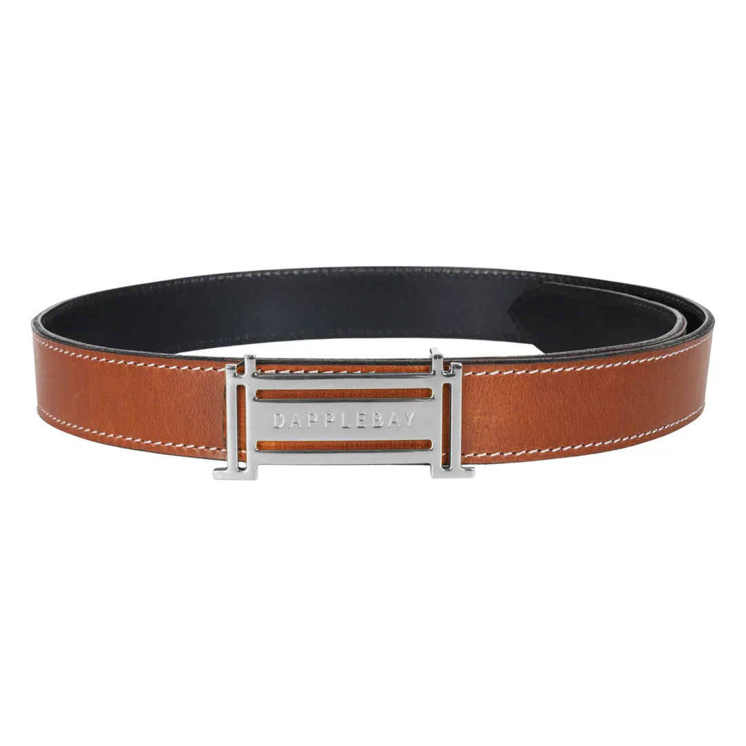 Dapplebay Reversible Jump Belt riem Silver verstelbaar