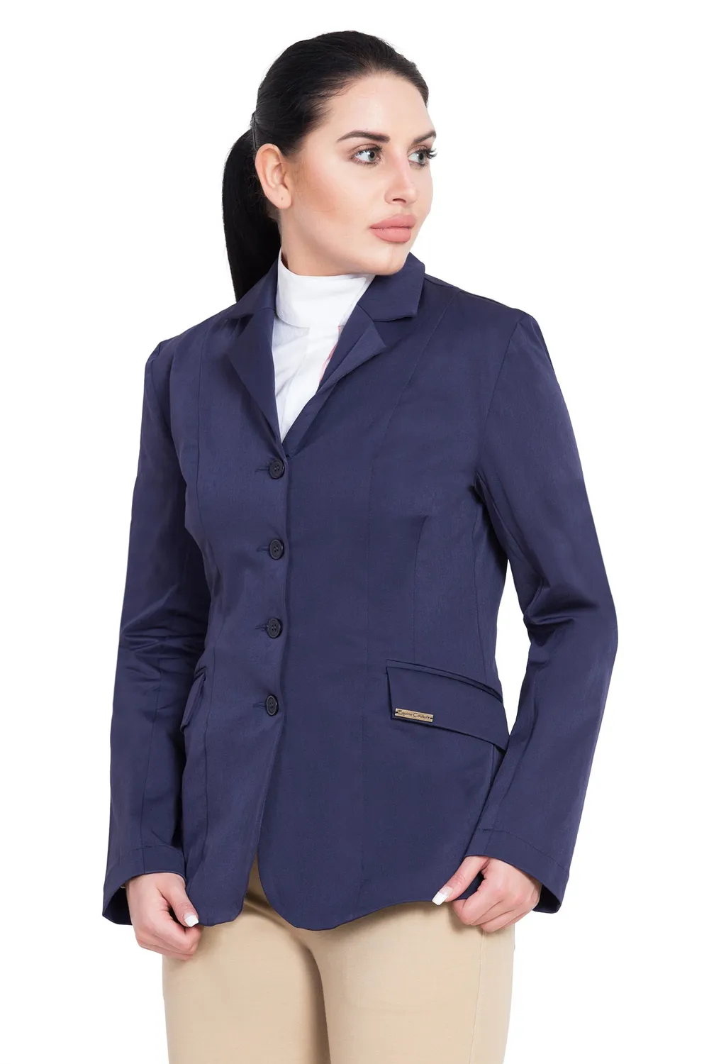 TuffRider Starter Long Show Coat wedstrijdjasje Navy lang