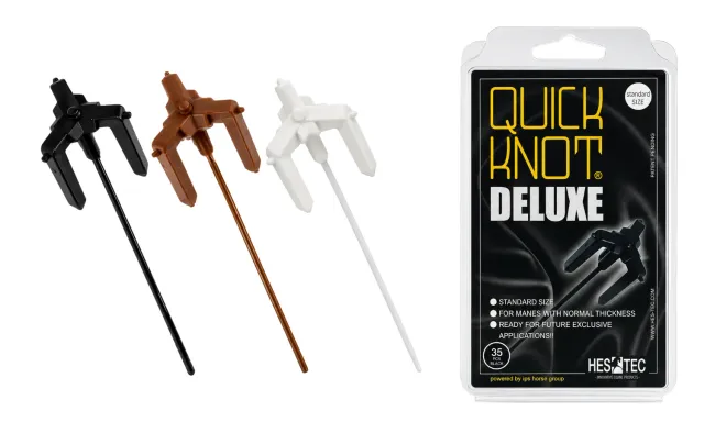 Quick Knot Deluxe Standaard vlechtclips zwart dunne manen