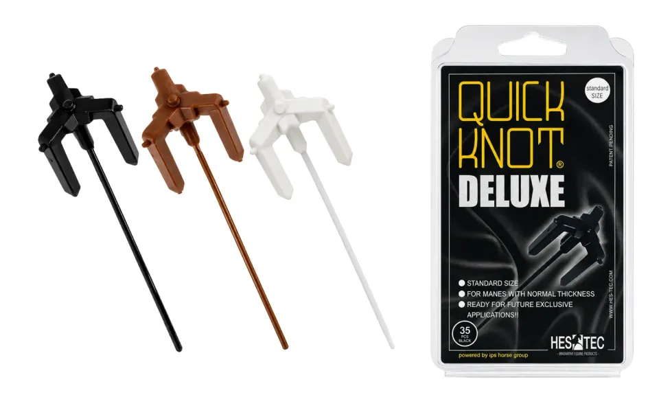 Quick Knot Deluxe Standaard vlechtclips zwart dunne manen