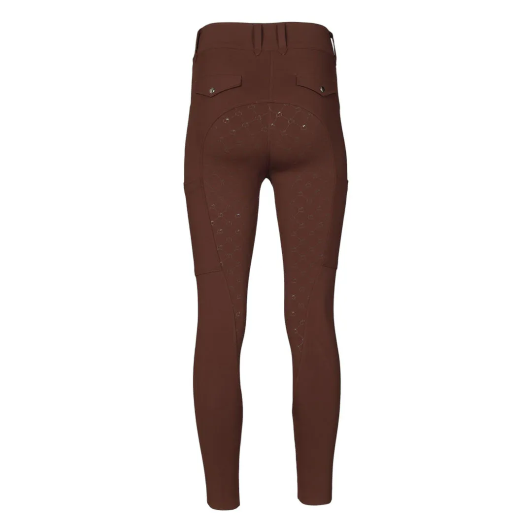 Dapplebay Compression rijbroek full seat chocolate XXS